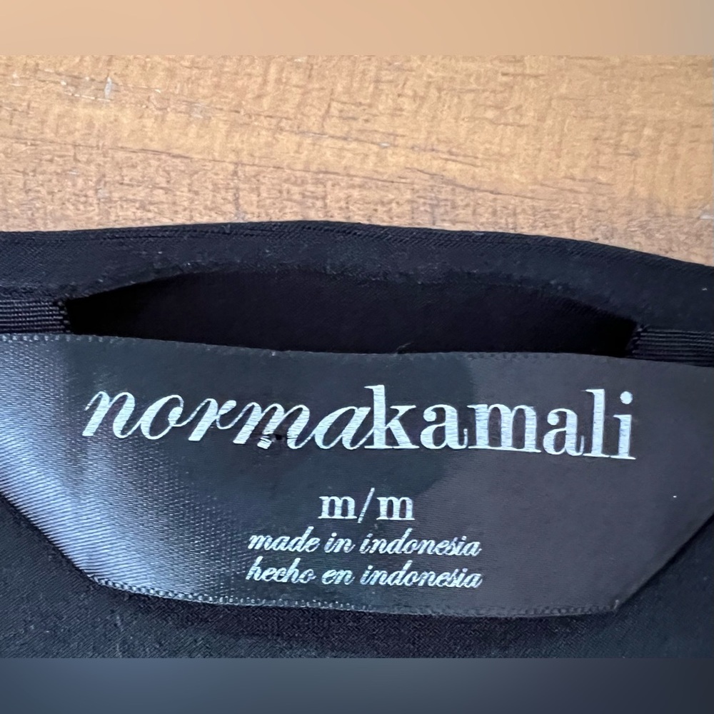 Norma Kamali Wrap Dress Cap Sleeve Sweetheart Neckline Knee Length Size M US 6 - Picture 10 of 12
